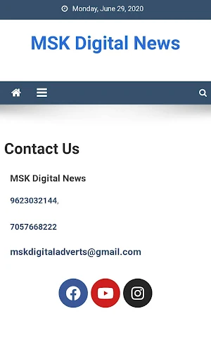 MSK Digital News Screenshot 0