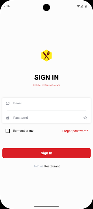 DoorDelivery Restaurant Screenshot 2