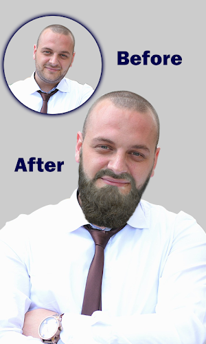 Man Hair Mustache Beard Editor Screenshot 1