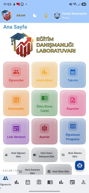 E.D.LAB: Ders & Öğrenci Takip Screenshot 0