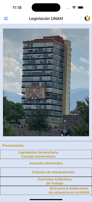 Legislación UNAM Screenshot 0