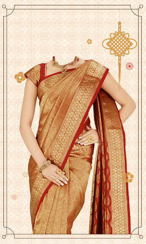Photo Editor & Photo Frames: Women Saree Photo Screenshot 0