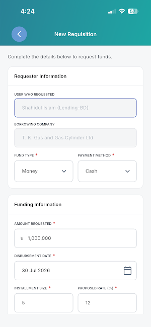 Intercompany Txn Management Screenshot 1