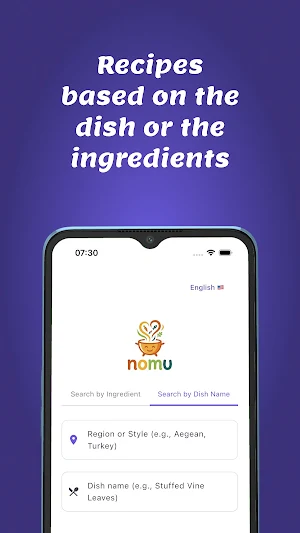 Nomu - AI Recipes & Cooking Screenshot 0