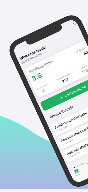 Golf Handicap Tracker Screenshot 0