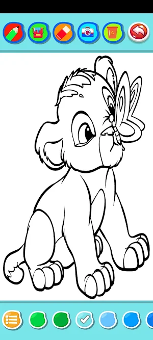 Lion King Simba Coloring Screenshot 0