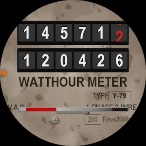 Y-79 Watthour Meter Watch Face Screenshot 0