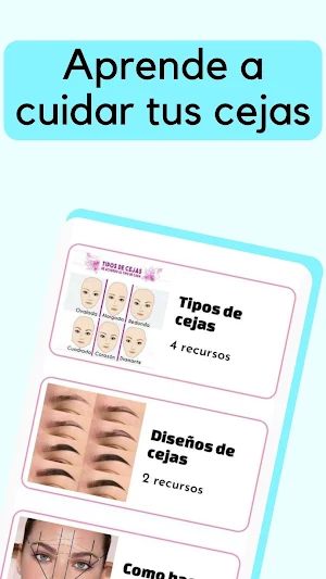 Diseña tus cejas paso a paso Screenshot 2