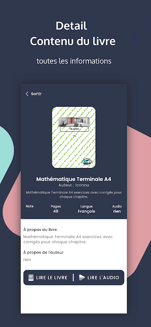 Terminale Livre Screenshot 1