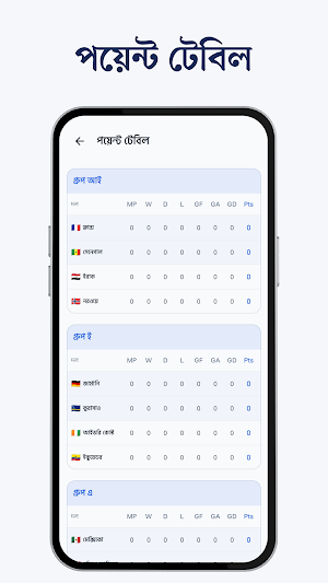 ফুটবল বিশ্বকাপ সময়সূচী ২০২৬ Screenshot 3
