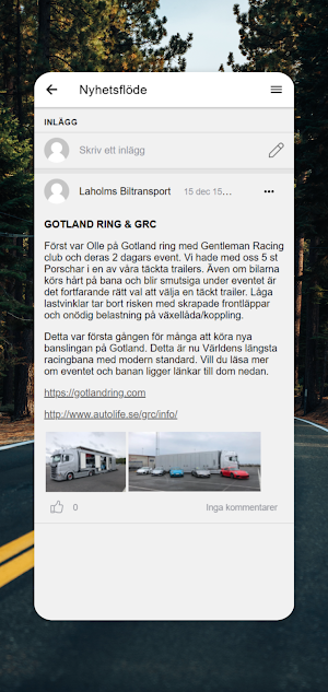 Laholms Biltransport Screenshot 2