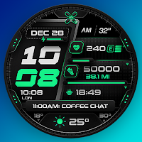 DX101 Digital Watch Face