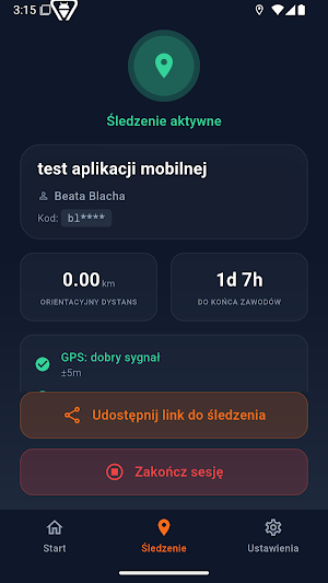 Poltrax Tracker Screenshot 1