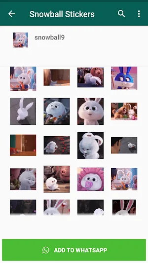 Snowball Animated Stickers Screenshot 3