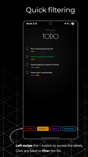 Minimalist TODO Screenshot 3