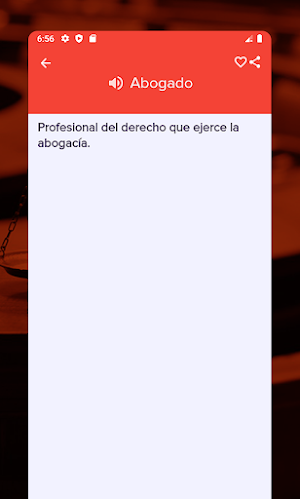 Diccionario Jurídico Español Screenshot 2