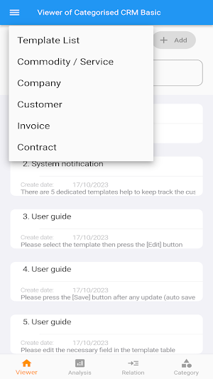 CRM Basic Screenshot 1