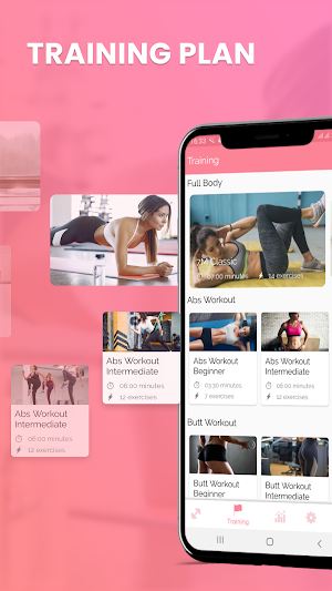 30 Days Women Workout - Fitness Challenge Screenshot 2