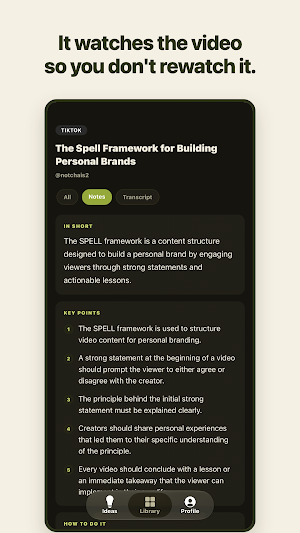 qasab: Content Idea Generator Screenshot 1