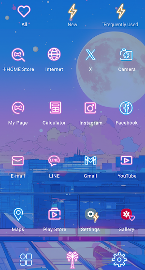City Pop Theme +HOME Screenshot 2