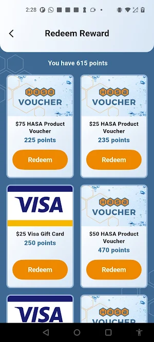 HASA Pro Rewards Screenshot 3