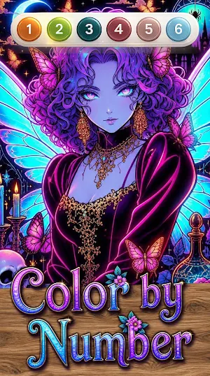 Fairytale Coloring by Number Screenshot 2