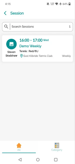 East Kilbride Tennis Club Screenshot 2