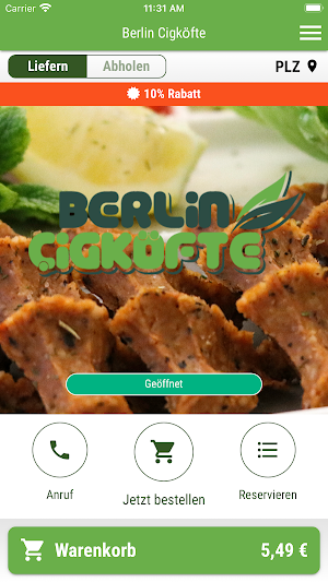 Berlin Cigköfte Screenshot 0