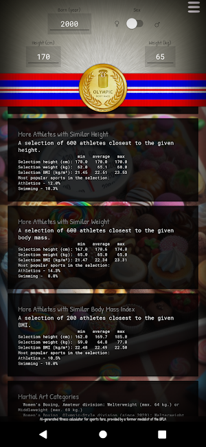 Olympic Fit Screenshot 1
