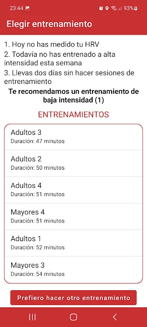 Selftraining UMH Screenshot 1