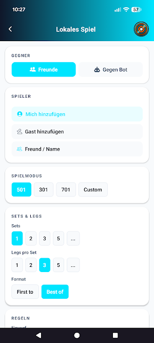 ProThow: Darts Trainer & Stats Screenshot 3