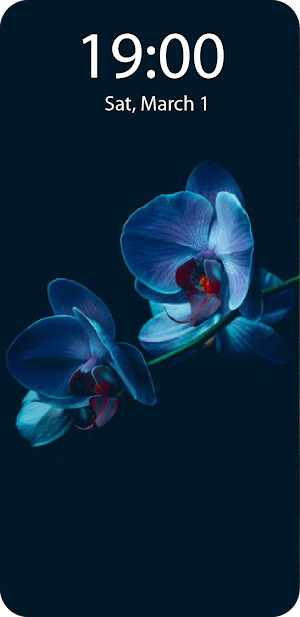 Orchid Live Wallpaper Parallax Screenshot 2