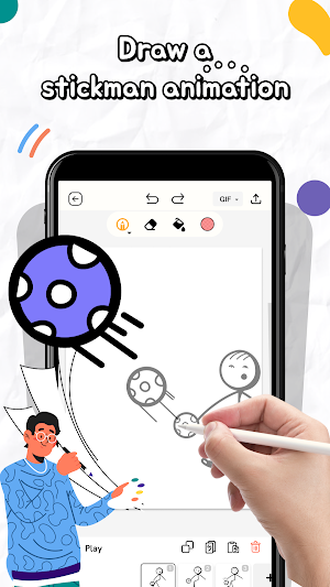 Animaker, stickman animation Screenshot 0