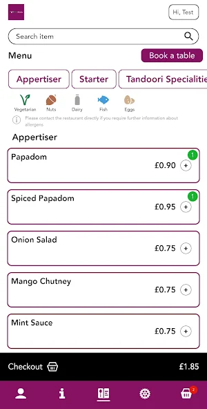 Zinga Kitchen Screenshot 1