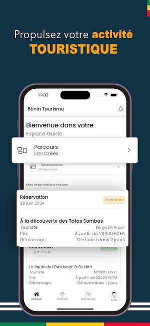 Bénin Séjours Pro Screenshot 1