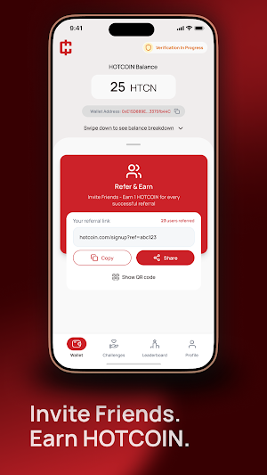 HOTCOIN - Social Projects Screenshot 1