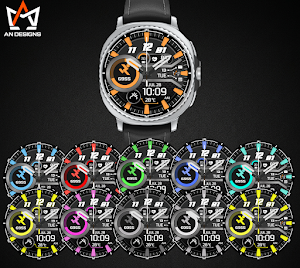 AN005-H Hybrid Watch Face Screenshot 2