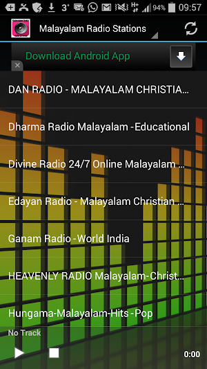 Malayalam Radio Music & News Screenshot 0