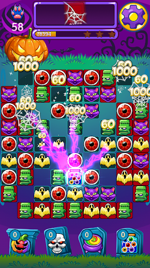 Halloween Witch Puzzle World Screenshot 0