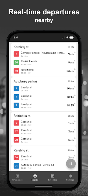 Vilnius Transport - timetables Screenshot 2