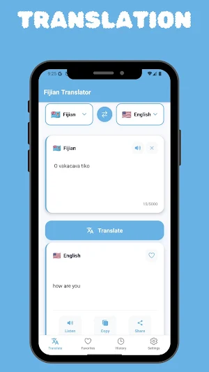 Fijian Translator Screenshot 0