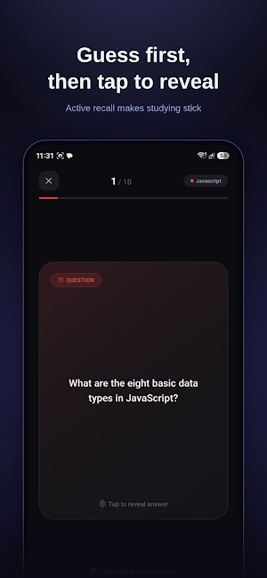 AI Flashcards:Study & Memorize Screenshot 1