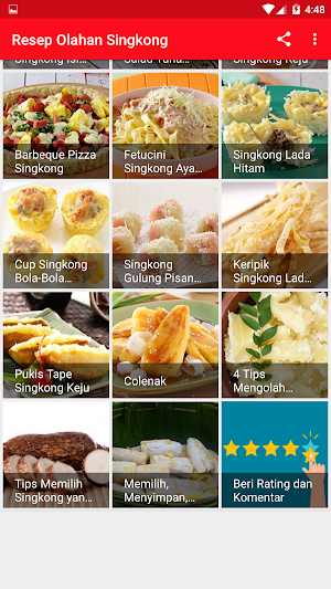 Resep Olahan Singkong Screenshot 3