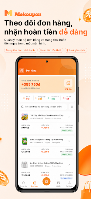 Mekoupon - Cashback Shopping Screenshot 1
