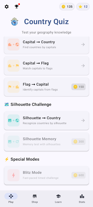 Country Capital Flag Quiz Screenshot 0