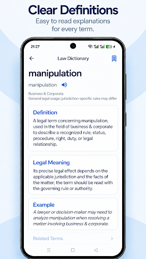 Law & Legal Dictionary Offline Screenshot 2