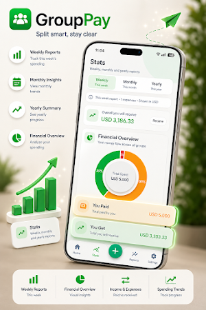 GroupPay: Split & Settle bills Screenshot 3