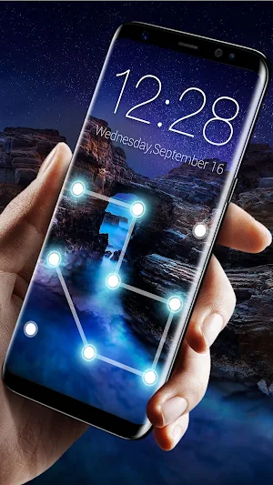 Pattern Lock Screen Screenshot 0