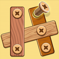 Wood Nuts & Bolt: Screw Puzzle
