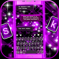 Purple Keyboard Theme